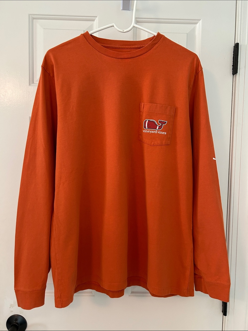 Vineyard Vines Long Sleeve Football Graphic Tee